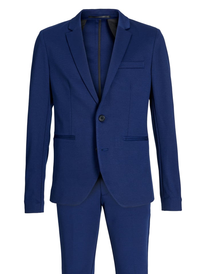 JACK & JONES Junior Anzug JJEJAXON JERSEY SUIT in medieval blue günstig kaufen