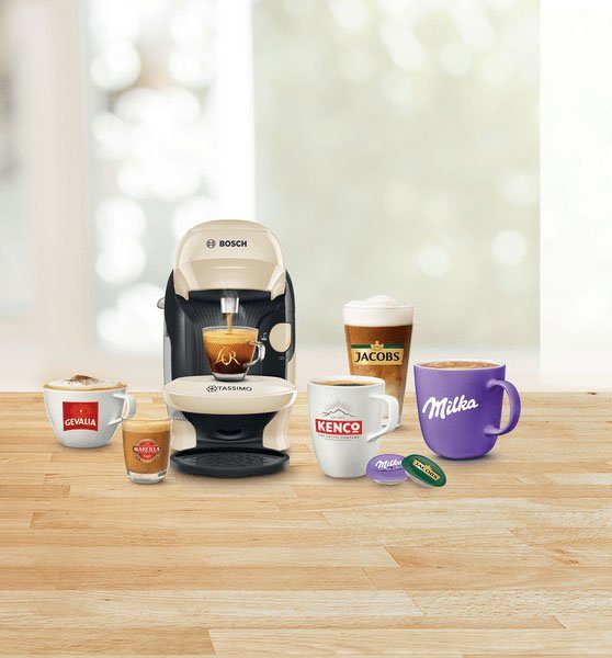TASSIMO Kapselmaschine STYLE TAS1107, 1400 W, vollautomatisch, geeignet für alle Tassen, platzsparend