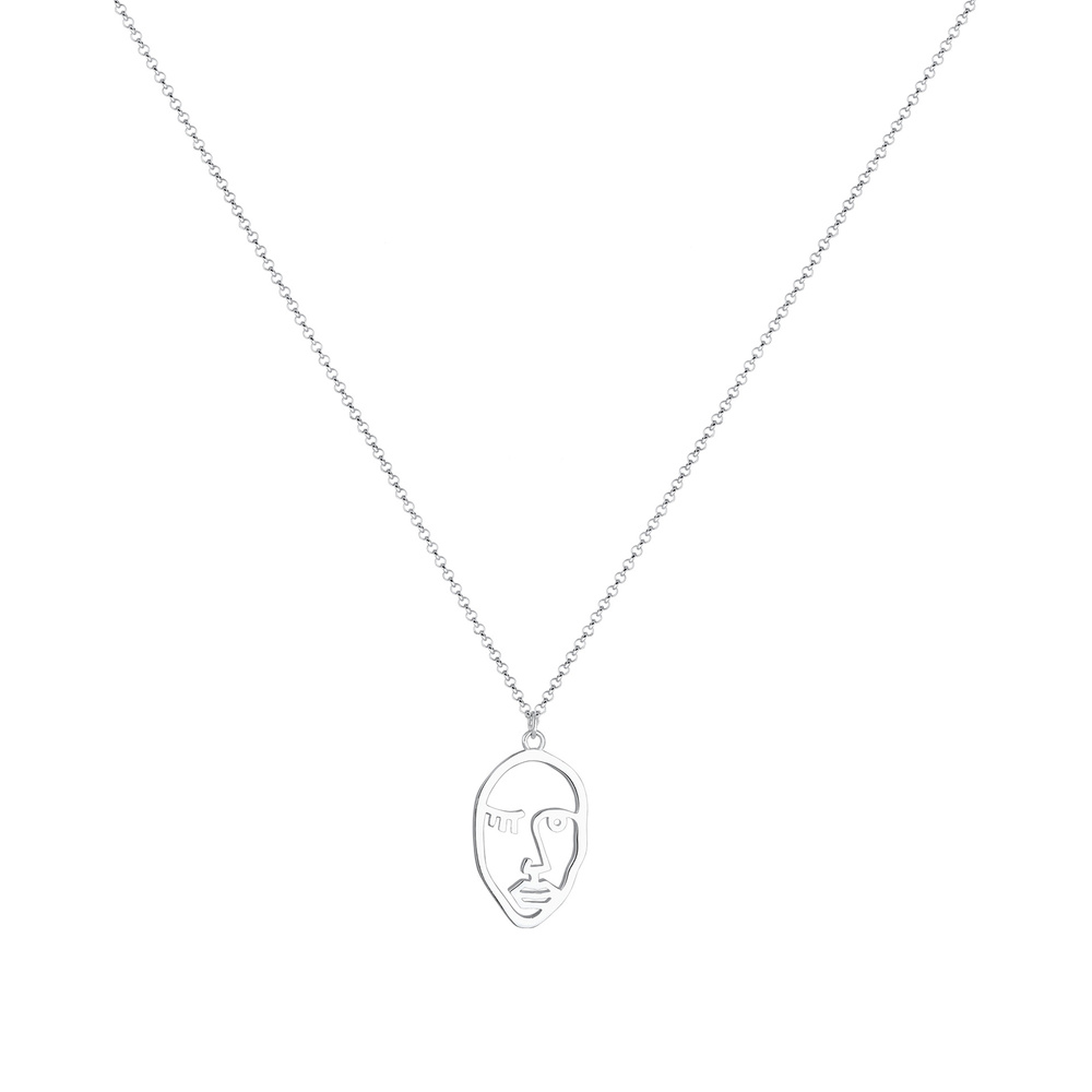 Elli Elli Collier Twinkle Face Collier Femme  (925/1000) Argent Bijoux