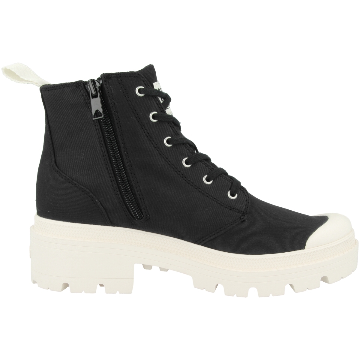 Palladium Pallabase Twill Schnürboots schwarz