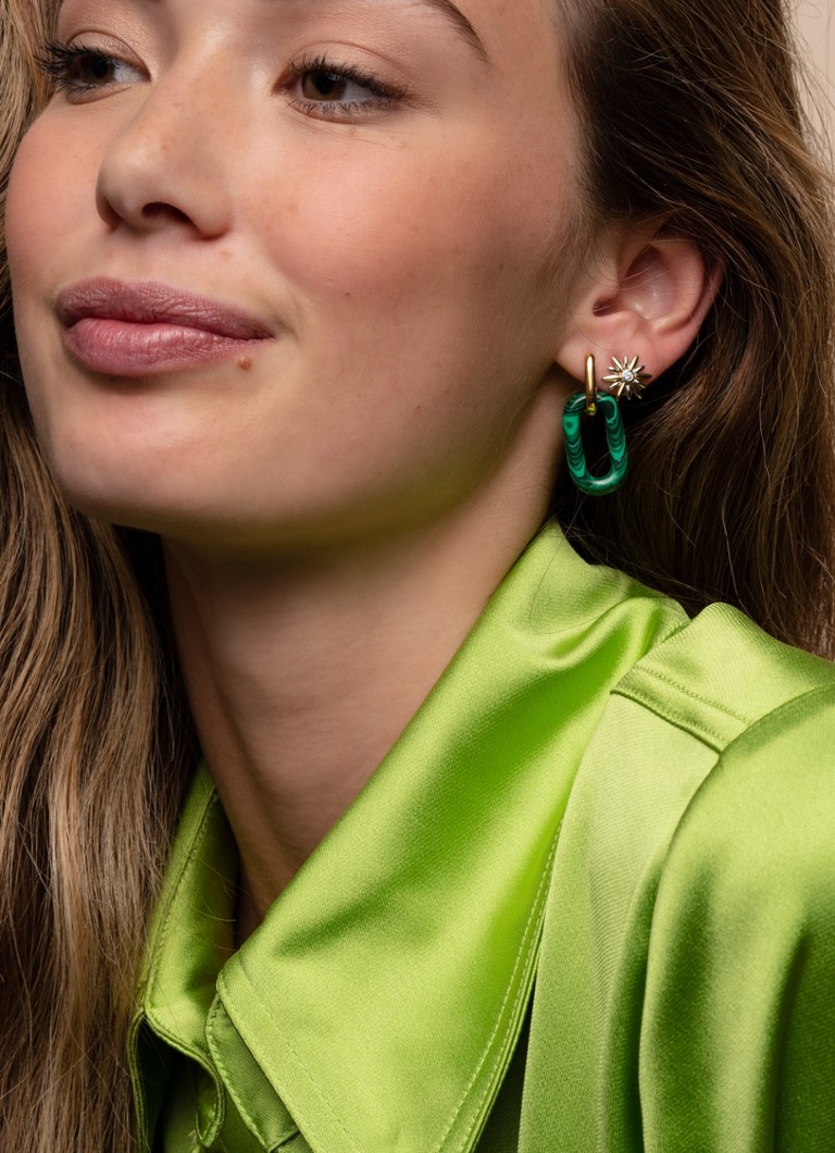 TI SENTO - Milano Gold-plated Earrings 7843MA