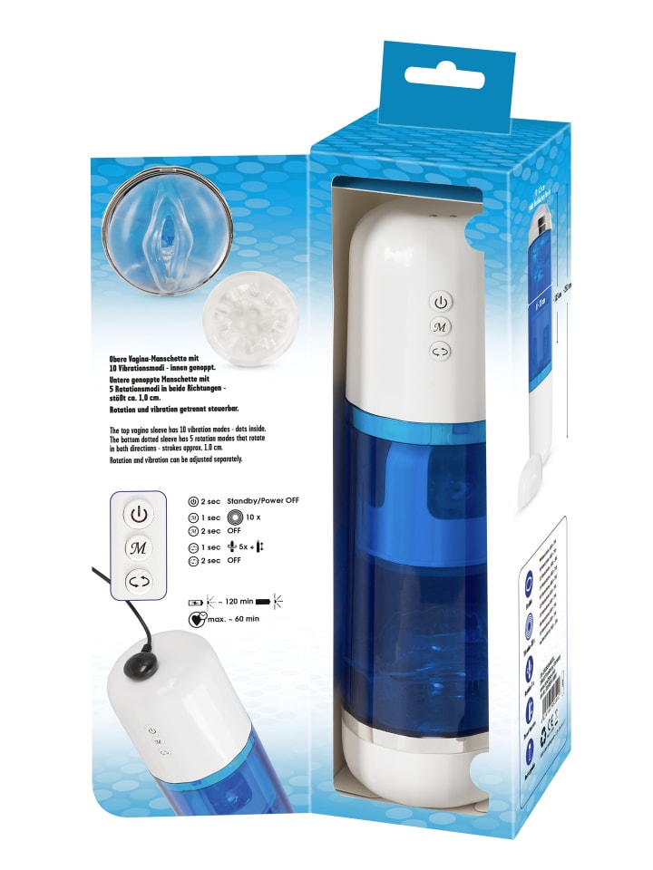 You2Toys Masturbator 3 Function Masturbator in weiß günstig kaufen 25 cm
