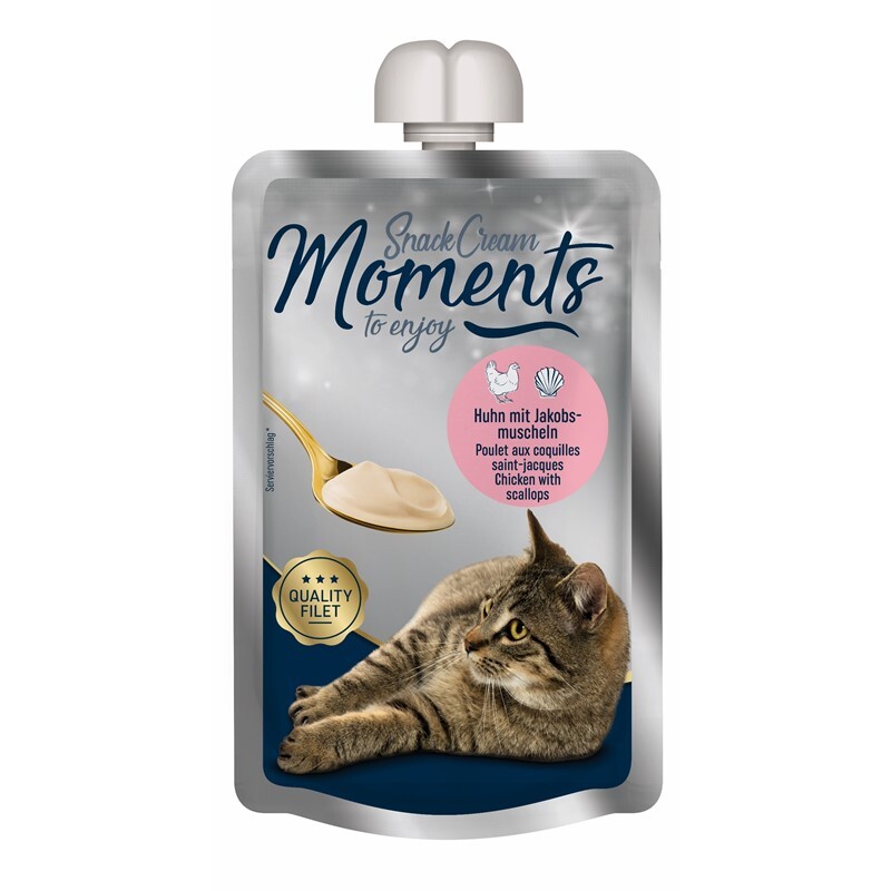MOMENTS Snacks MOMENTS Snack Cream 7x100g Huhn & Jakobsmuschel