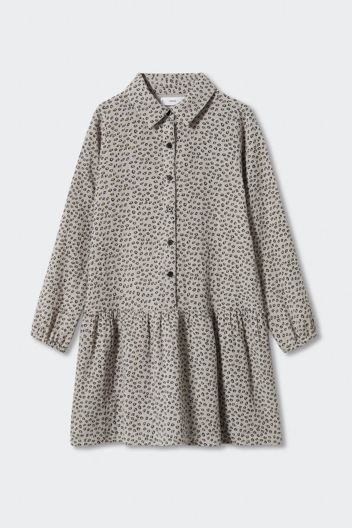 MANGO Kids  Graues Damenkleid 37045820