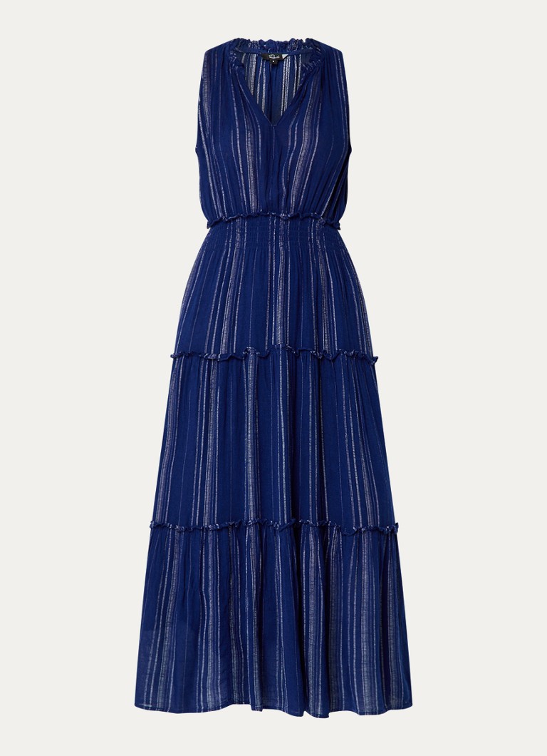 Rails Loulou Maxikleid aus Leinenmischung mit Streifenmuster