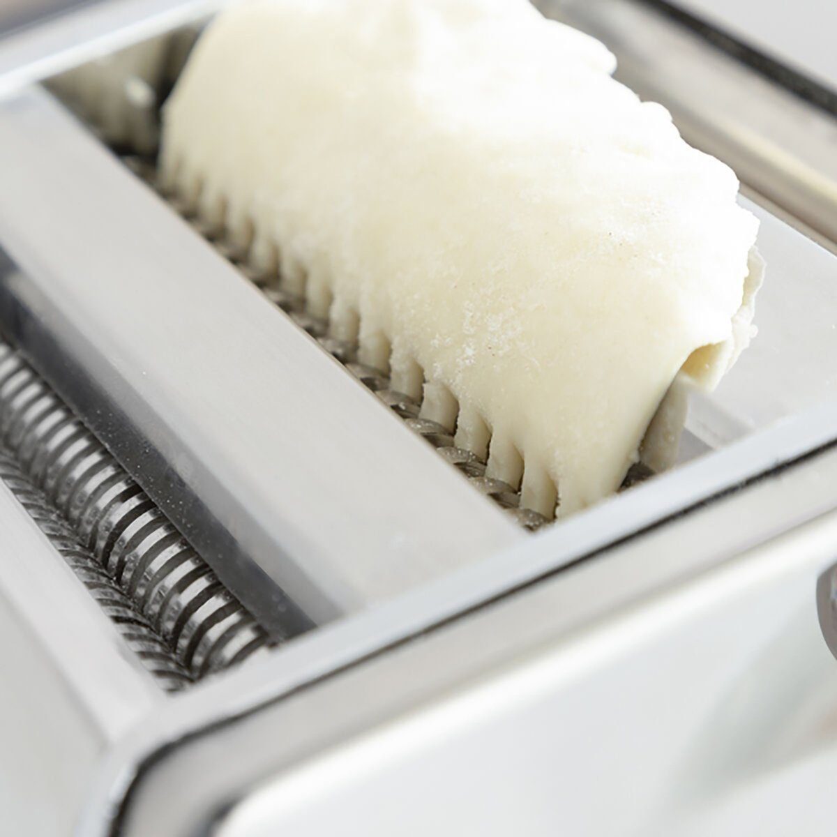 DOTMALL Nudelmaschine Edelstahl Pastamaschine, für Spaghetti Lasagne Nudeln,InnovaGoods