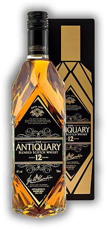 Antiquary 12 Years Antiquary 12 Years Ein Blended Whisky mit hohem Anteil an Speyside Malts. Alter 12 J. - 0,7	 Liter - Vol 40%