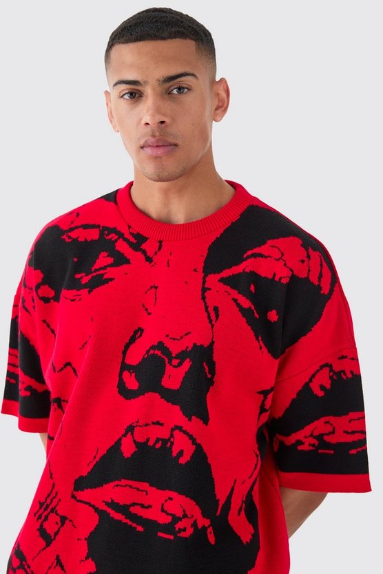 Oversize T-Shirt mit Print
