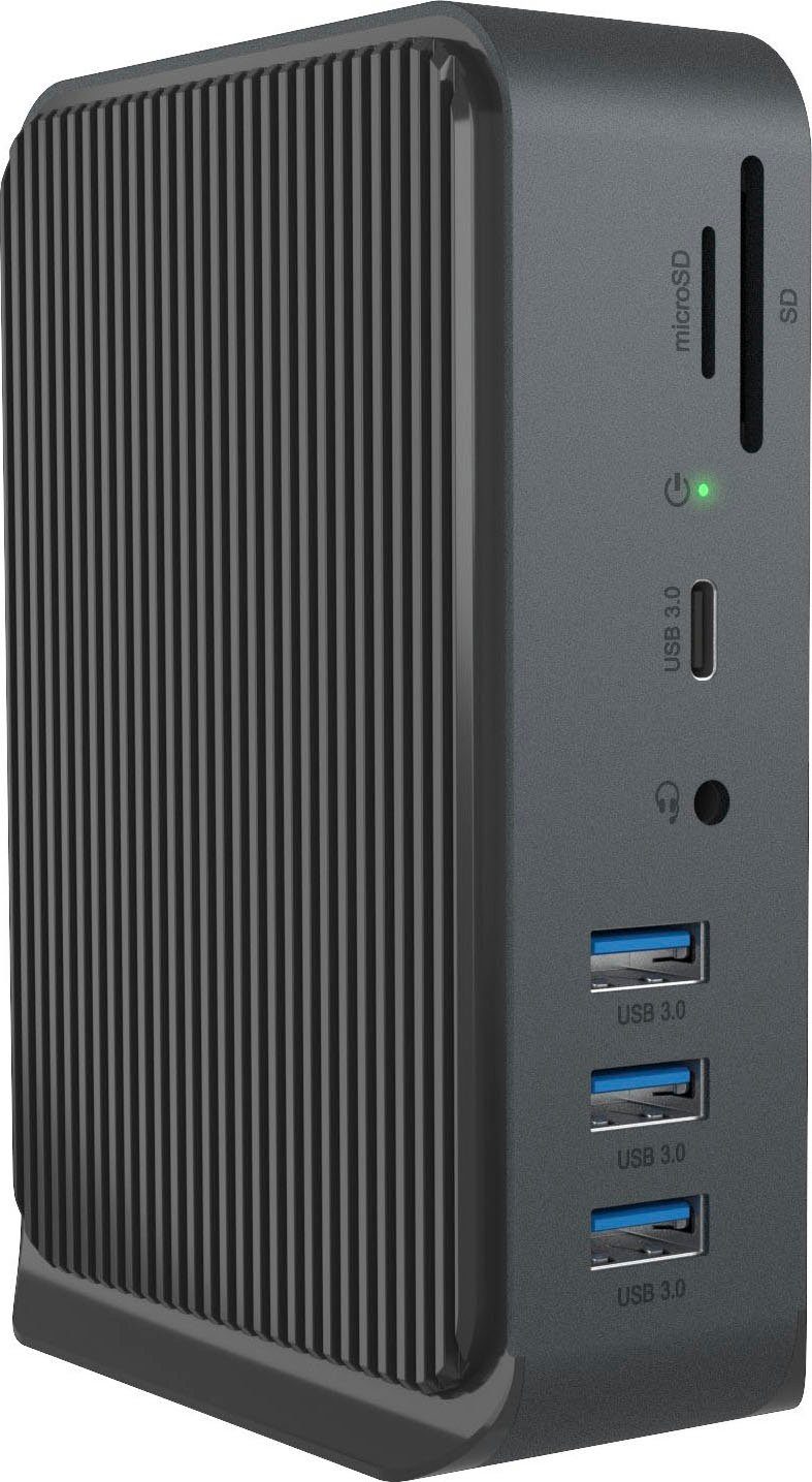 ICY BOX Laptop-Dockingstation ICY BOX USB 3.2 Gen 1 DockingStation, DisplayLink, 2x HDMI bis zu 2K@60 Hz