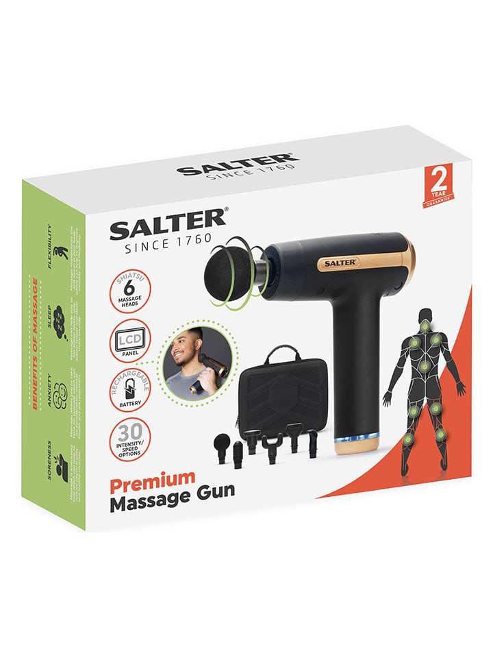 Salter Massagepistole in Schwarz/ Gold günstig kaufen onesize