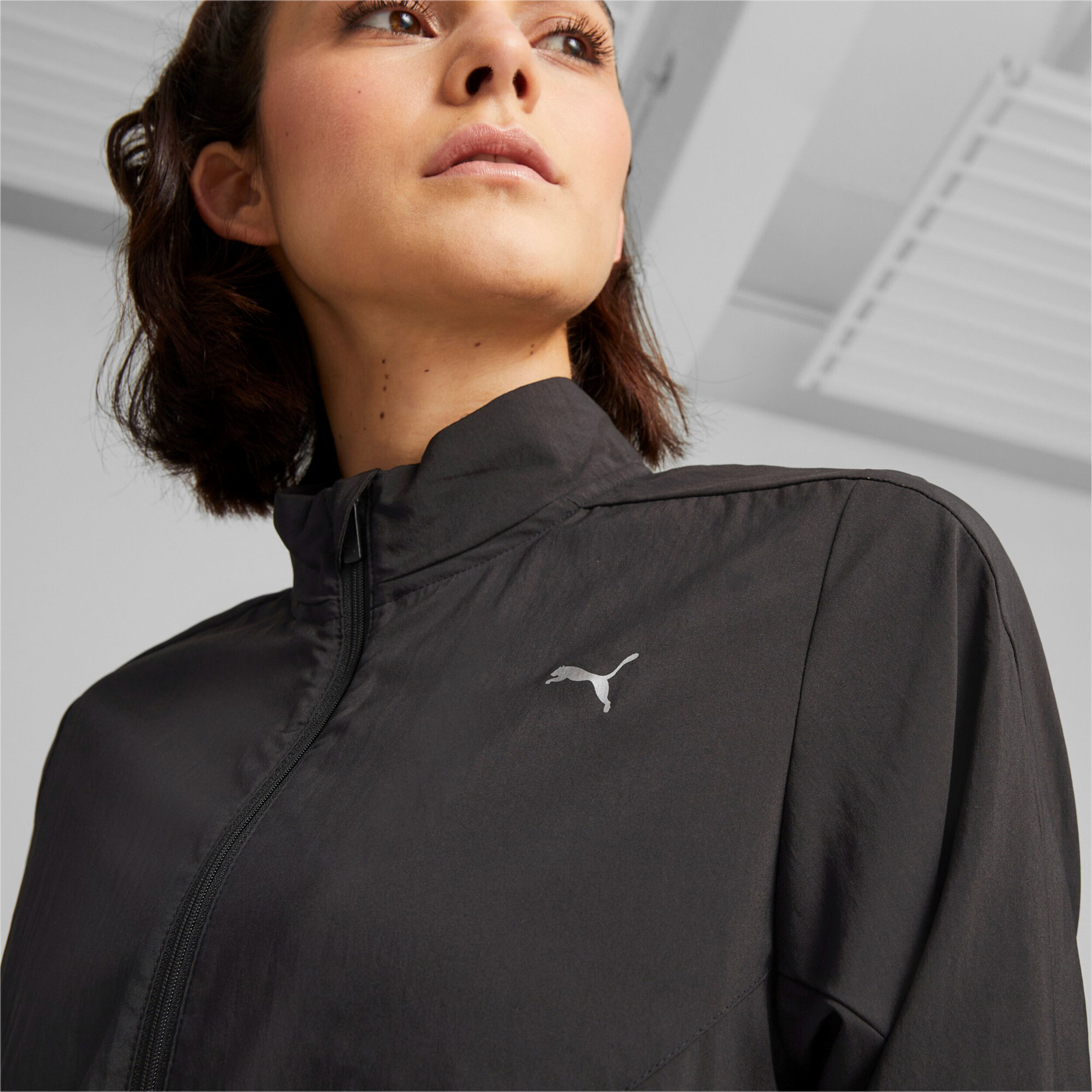 Run Favorite Woven Laufjacke Damen - Schwarz