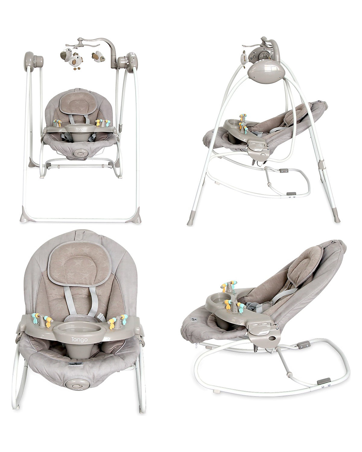 Babywippe Tango 2 in 1, Fernbedienung, MP3, Timer, Mobile Babywippen