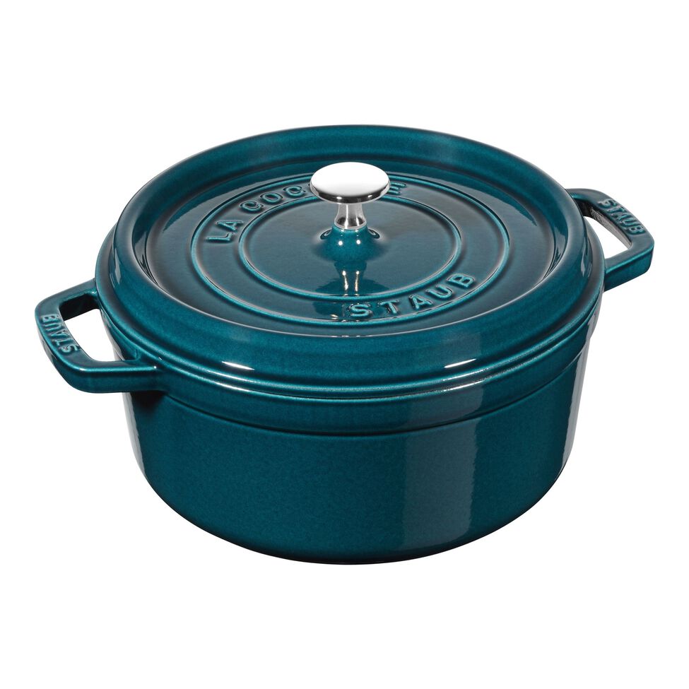 Cocotte 22 cm, rund, La-Mer, Gusseisen