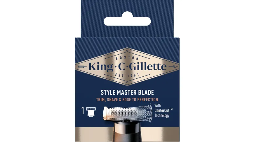 Gillette Barttrimmer King C - Style Master Systemklinge