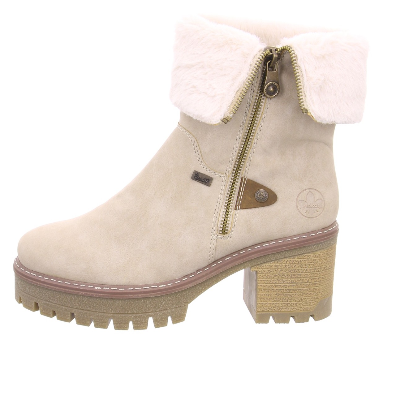 RIEKER Stiefeletten beige