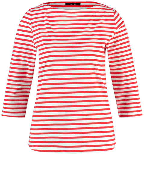 3/4 Arm Shirt mit Streifen-Print