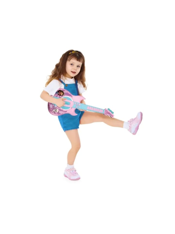 Gabby's Dollhouse Gitarre - Lerne spielerische Musik für Kinder in Rosa günstig kaufen onesize