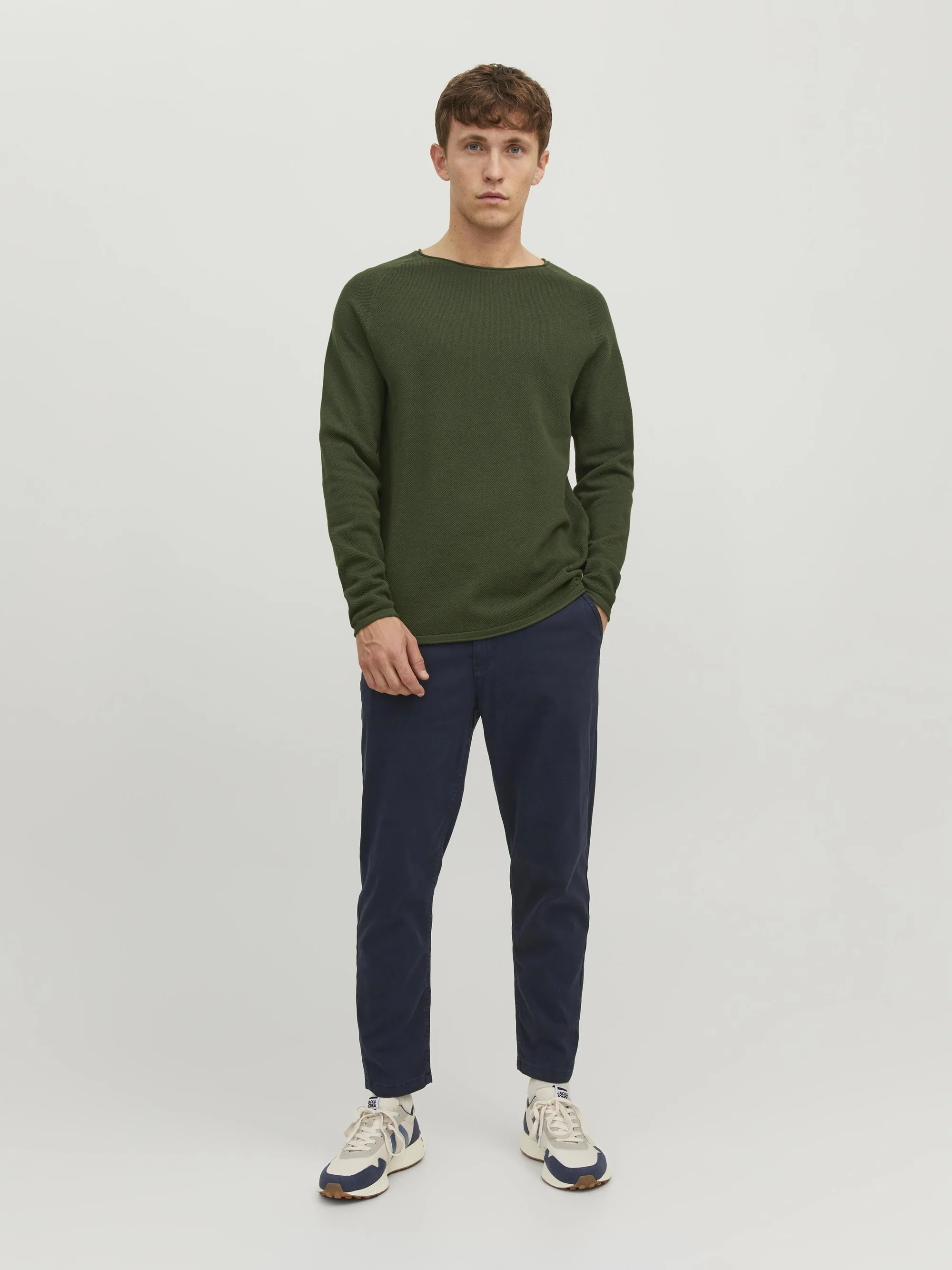 Jack & Jones JJEHILL CUELLO REDONDO - Suéter