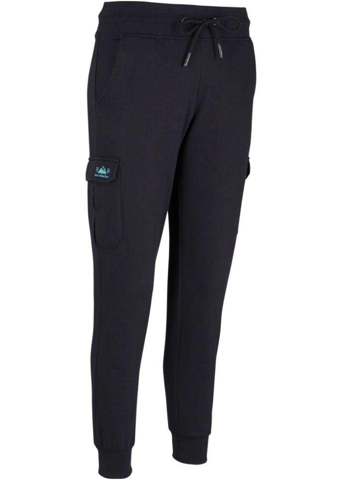 Jogginghose mit Cargotaschen, knöchelfrei