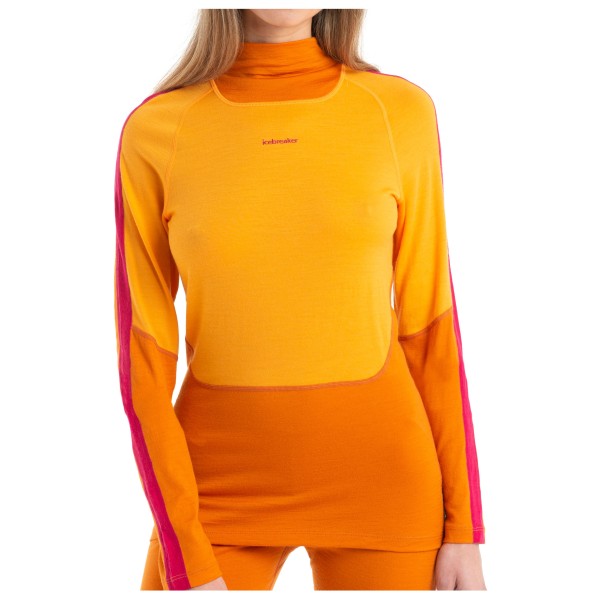 Icebreaker - Women's 200 Oasis Sonebula L/S High Neck - Merinounterwäsche