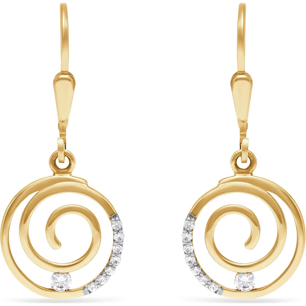 FAVS Boucles d'oreilles 375 Or jaune Boucles d'oreilles
