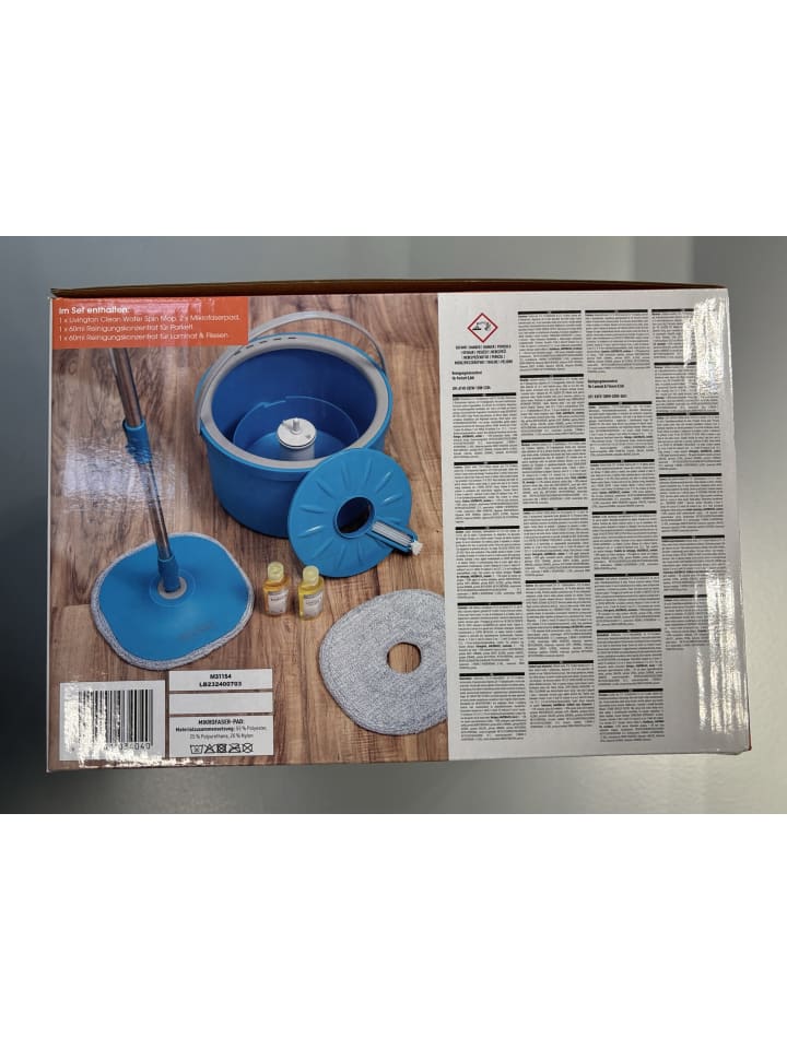 Livington Mop Clean Water Spin Mop in Blau günstig kaufen onesize