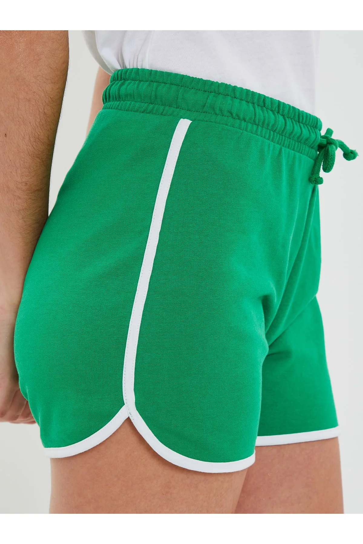 Threadbare  Kurze Sporthose - Grün - Mittlerer Bund