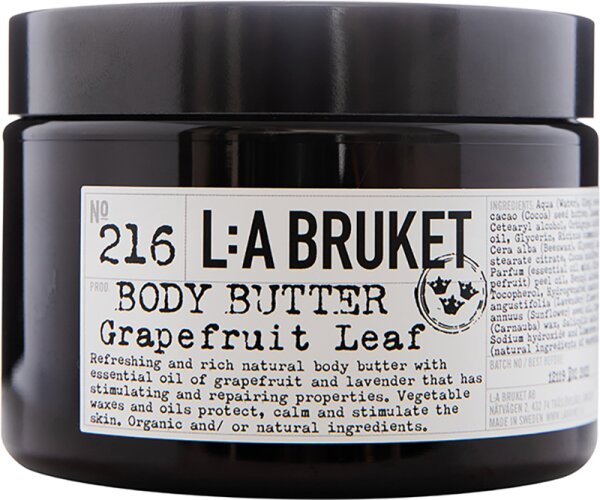 L:A Bruket No. 216 Body Butter Grapefruit Leaf Körperbutter