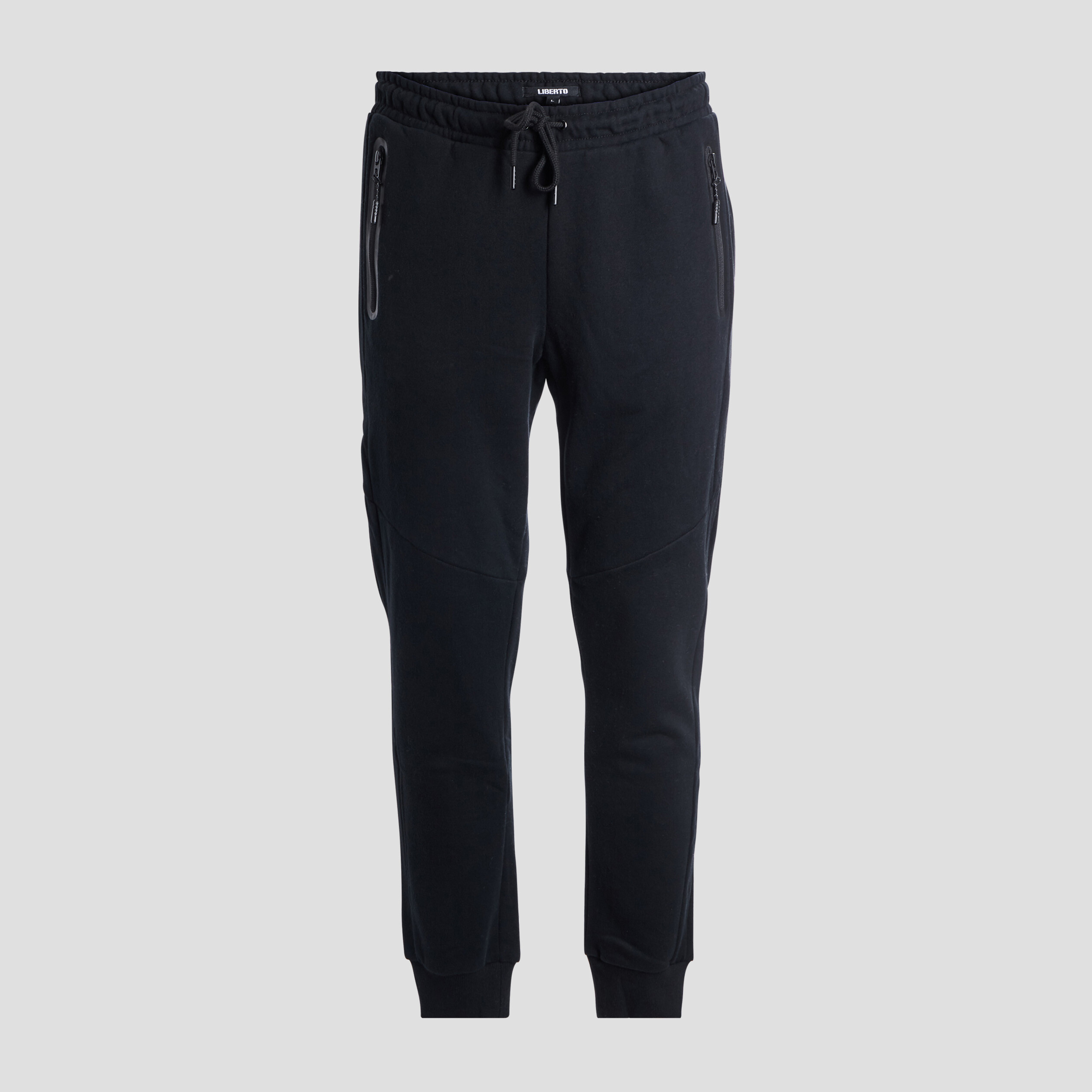 Pantalon jogging droit noir homme | La Halle