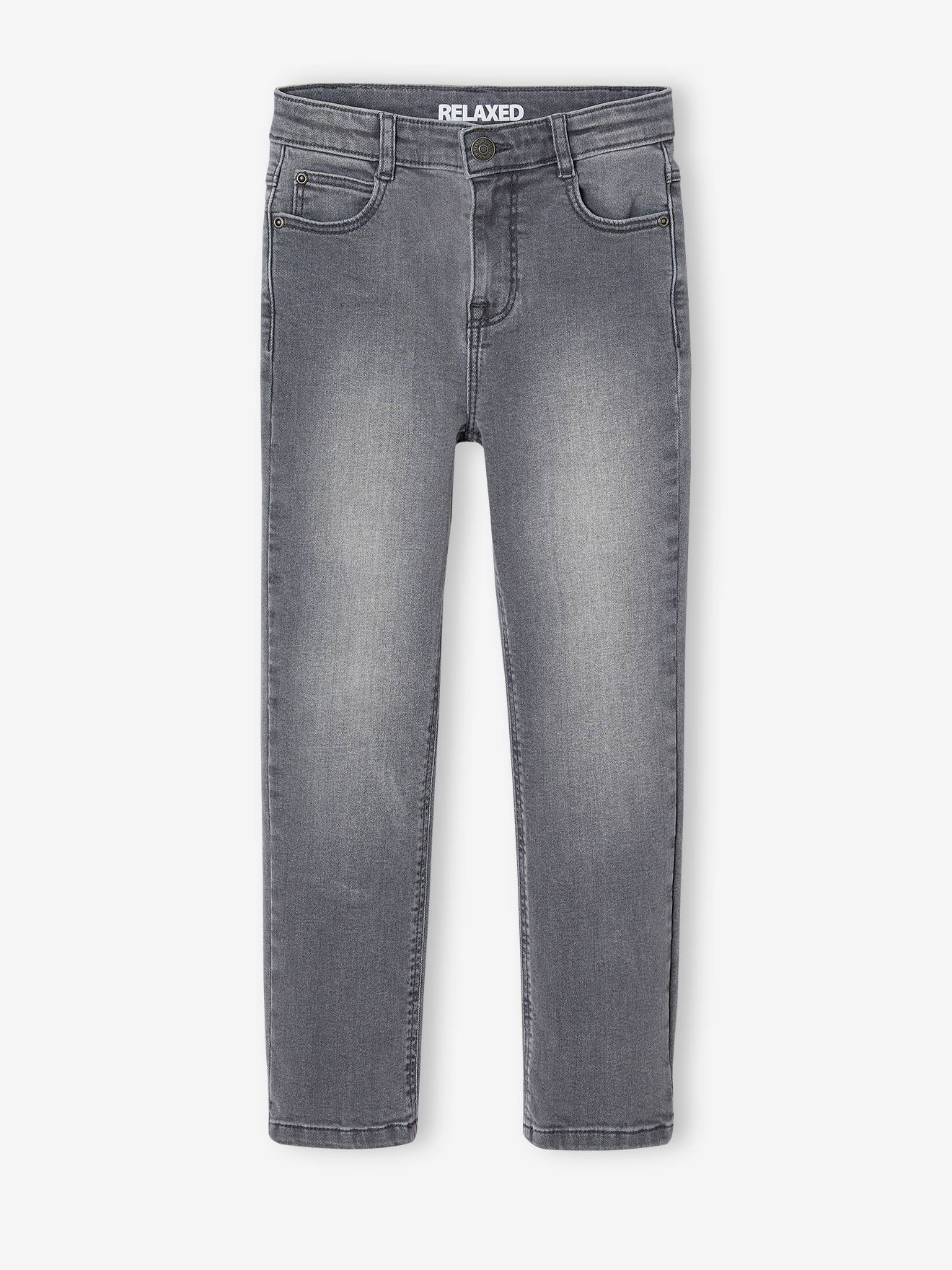 Vertbaudet Jungen Loose-Fit-Jeans Oeko-Tex - blue stone