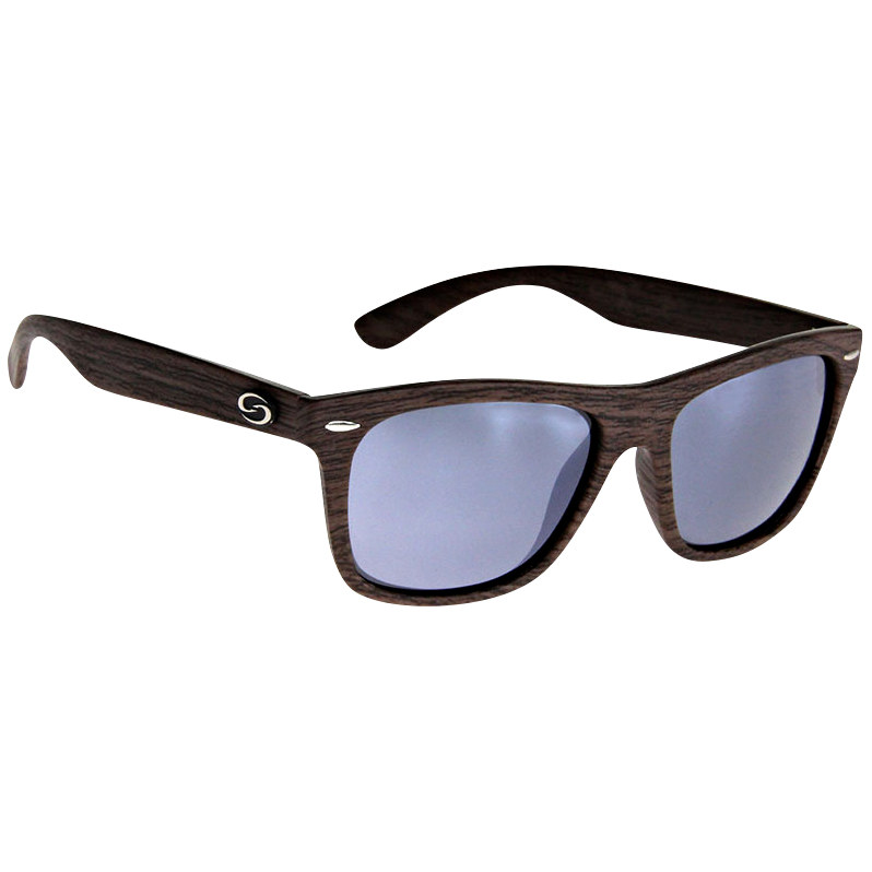 Strike King Brille Woodgrain Frame Gray Lens