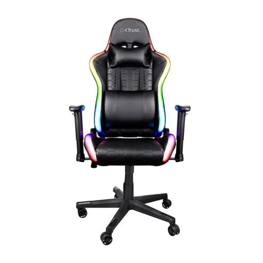 Scaun de gaming TRUST GAMING Rizza LED, negru
