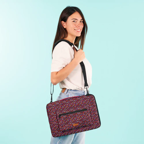 Downtown Los Angeles 15/16 inch Raspberry Laptop Sleeve