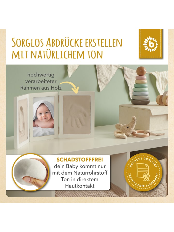 Bieco Spielwaren Abdruckbild Gipsabdruck Komplettset in Weiß günstig kaufen onesize