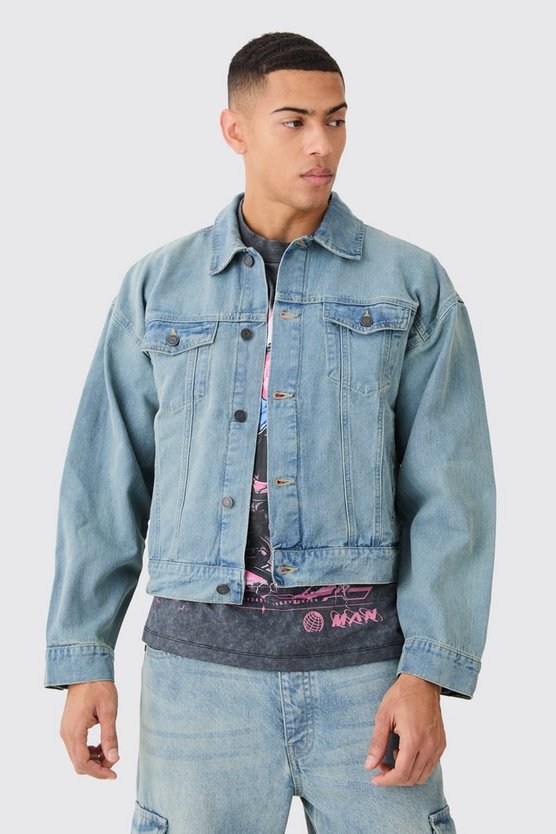 Kastige Jeansjacke