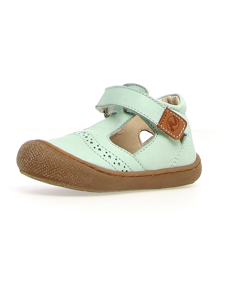 Naturino Leder-Halbsandalen in Mint günstig kaufen