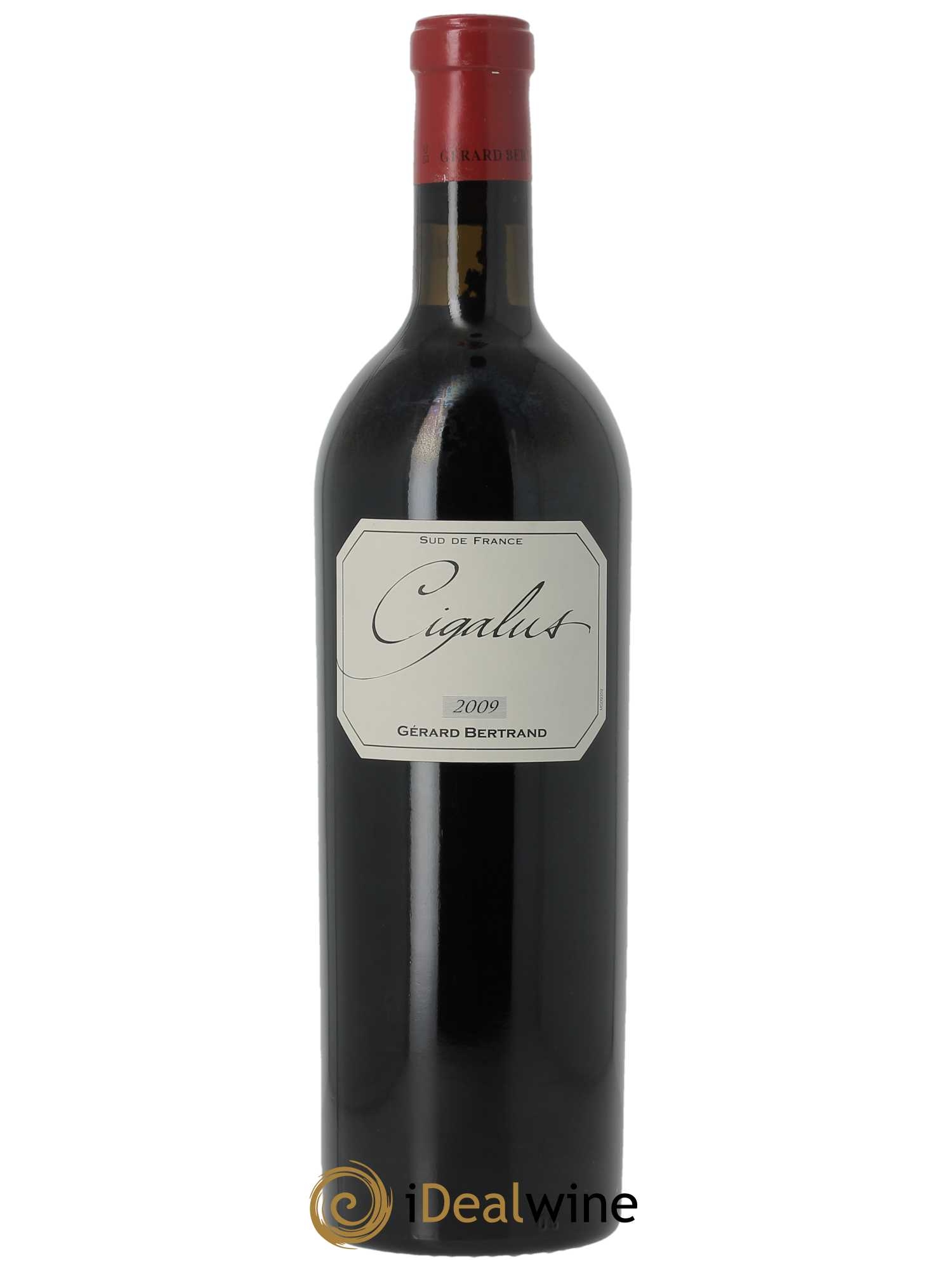 IGP Pays d'Oc (Vin de Pays d'Oc) Cigalus Gerard Bertrand  2009 - Lot de 4 Bouteilles