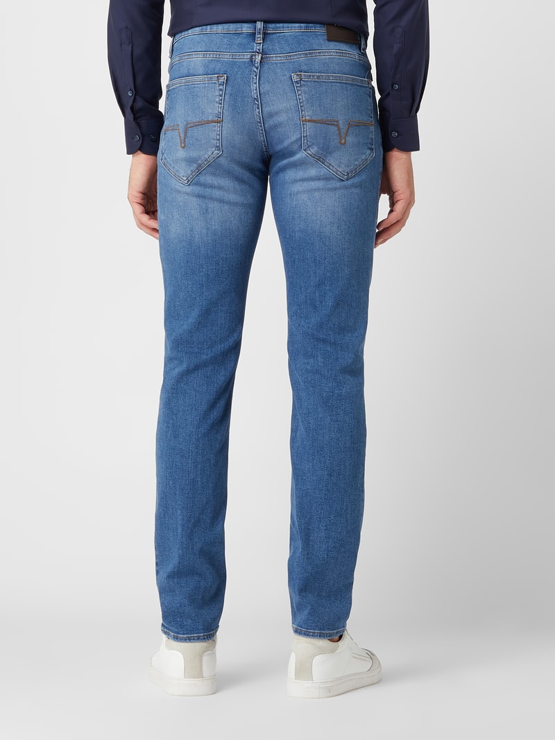 Modern Fit Jeans mit Stretch-Anteil Modell 'Mitch' in blau