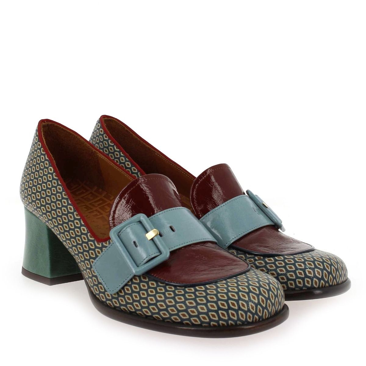 Chie Mihara  MEISIN 43  - Vert Bordeaux