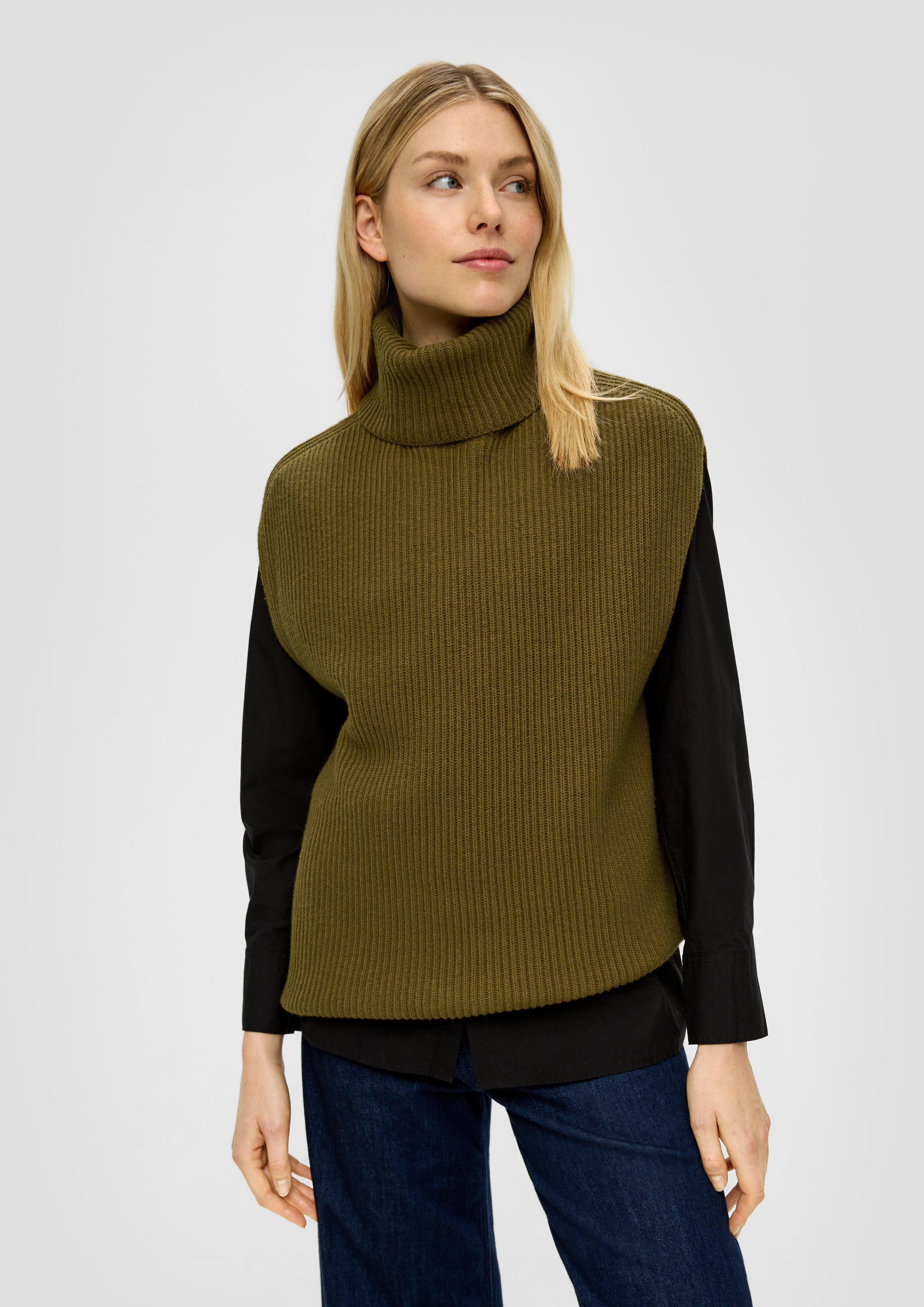 Strickpullunder aus Wollmix  2141824-7734