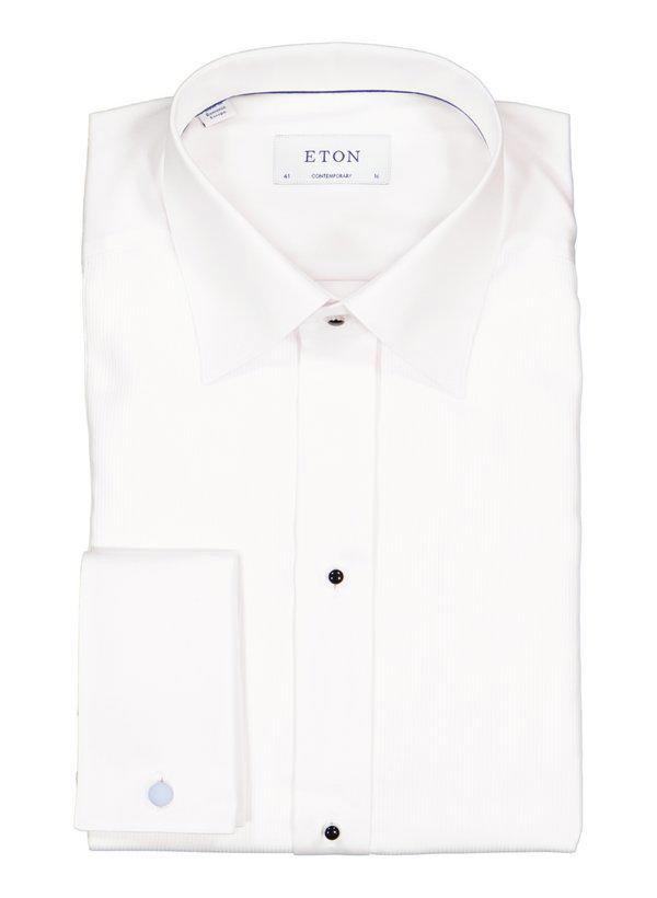 ETON, Smokinghemd, Contemporary Fit, Baumwolle, weiß