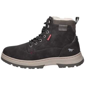 Mustang Schnür Boots in grau