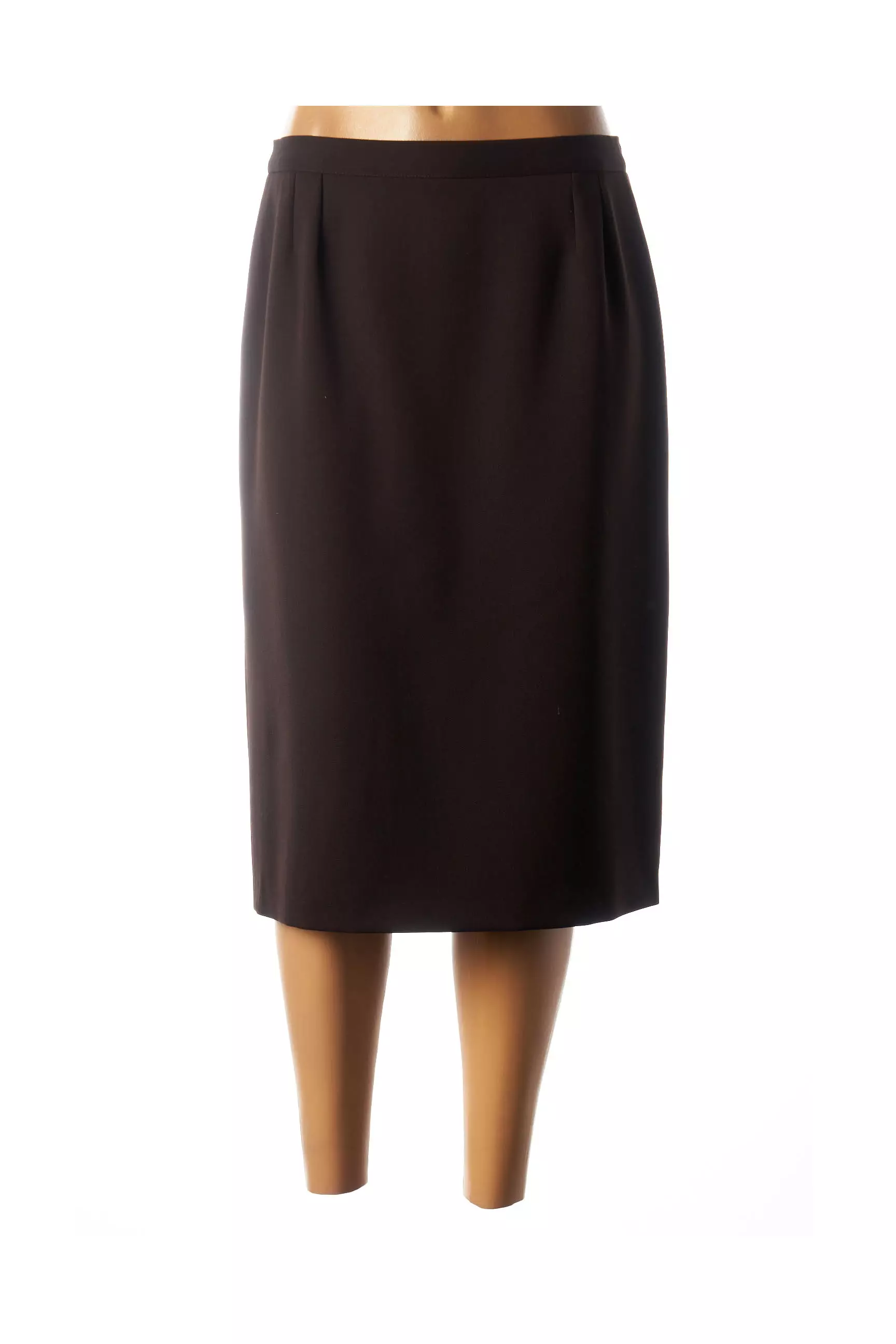 Gevana Jupes Mi Longues Femme couleur marron