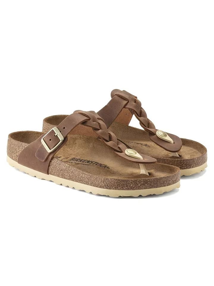 Birkenstock Leder-Zehentrenner 