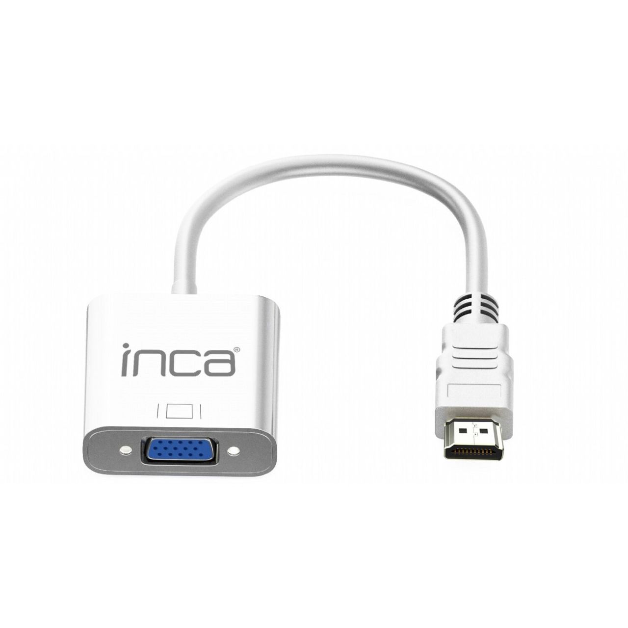 Inca HDMI-auf-VGA-Adapter mit inkludiertem Audiokabel
