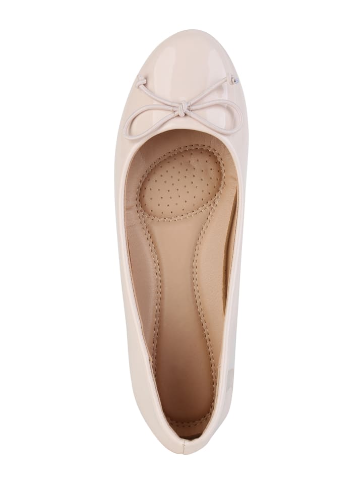 VAN HILL Klassische Ballerinas Adelaide in Beige Lack günstig kaufen