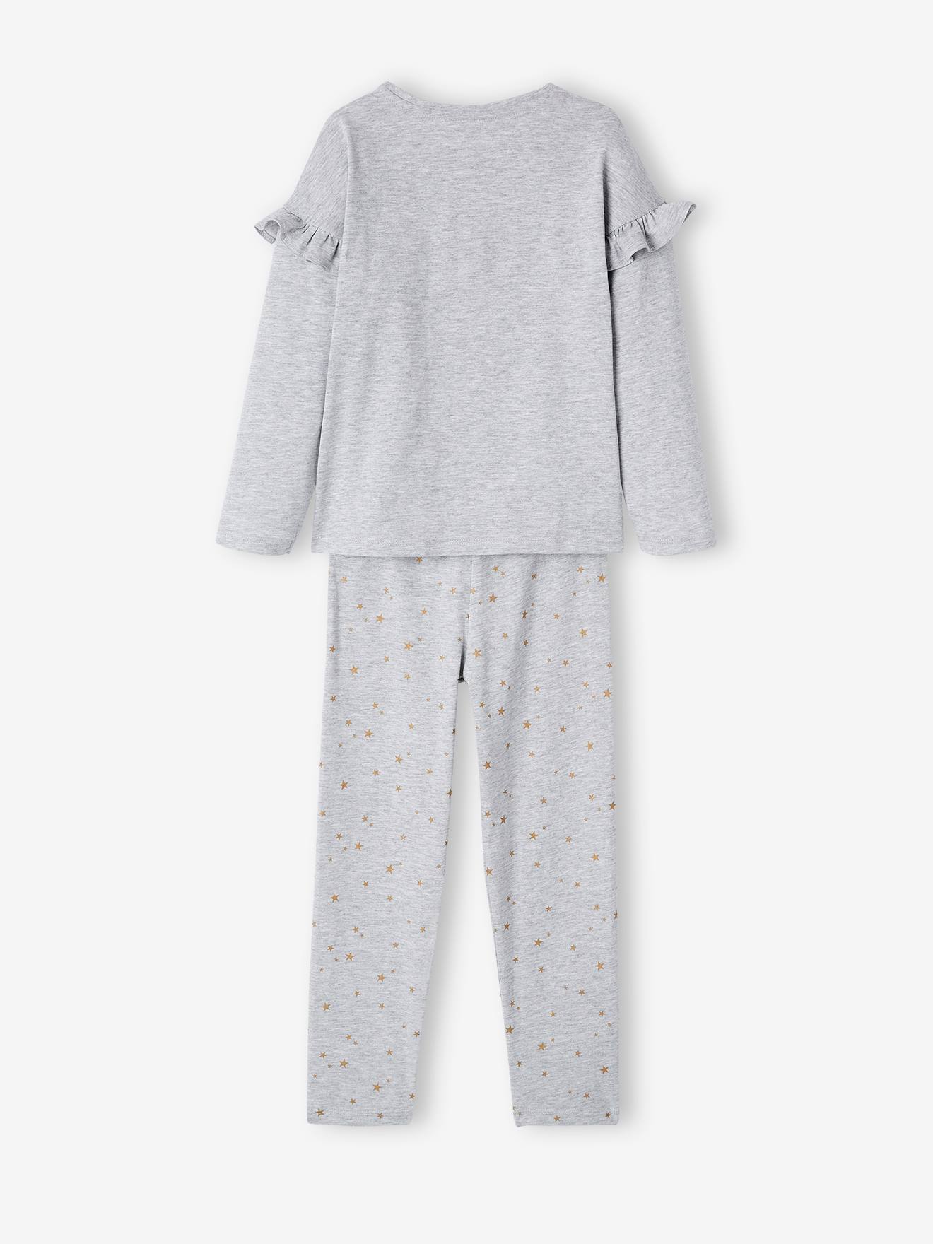 Lot de 2 pyjamas licorne fille lot gris clair