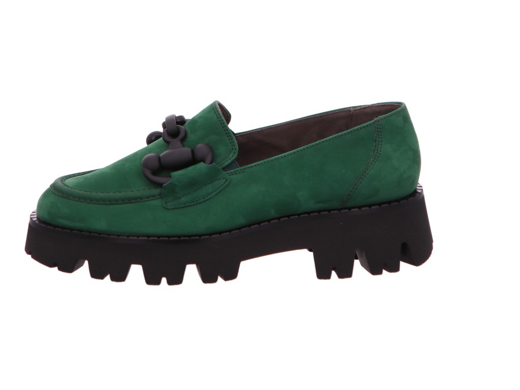 PAUL GREEN Klassische Slipper grün