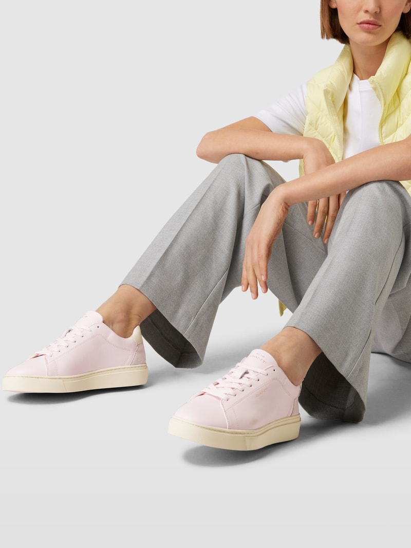 Sneaker mit Label-Detail Modell 'Julice' in hellrosa