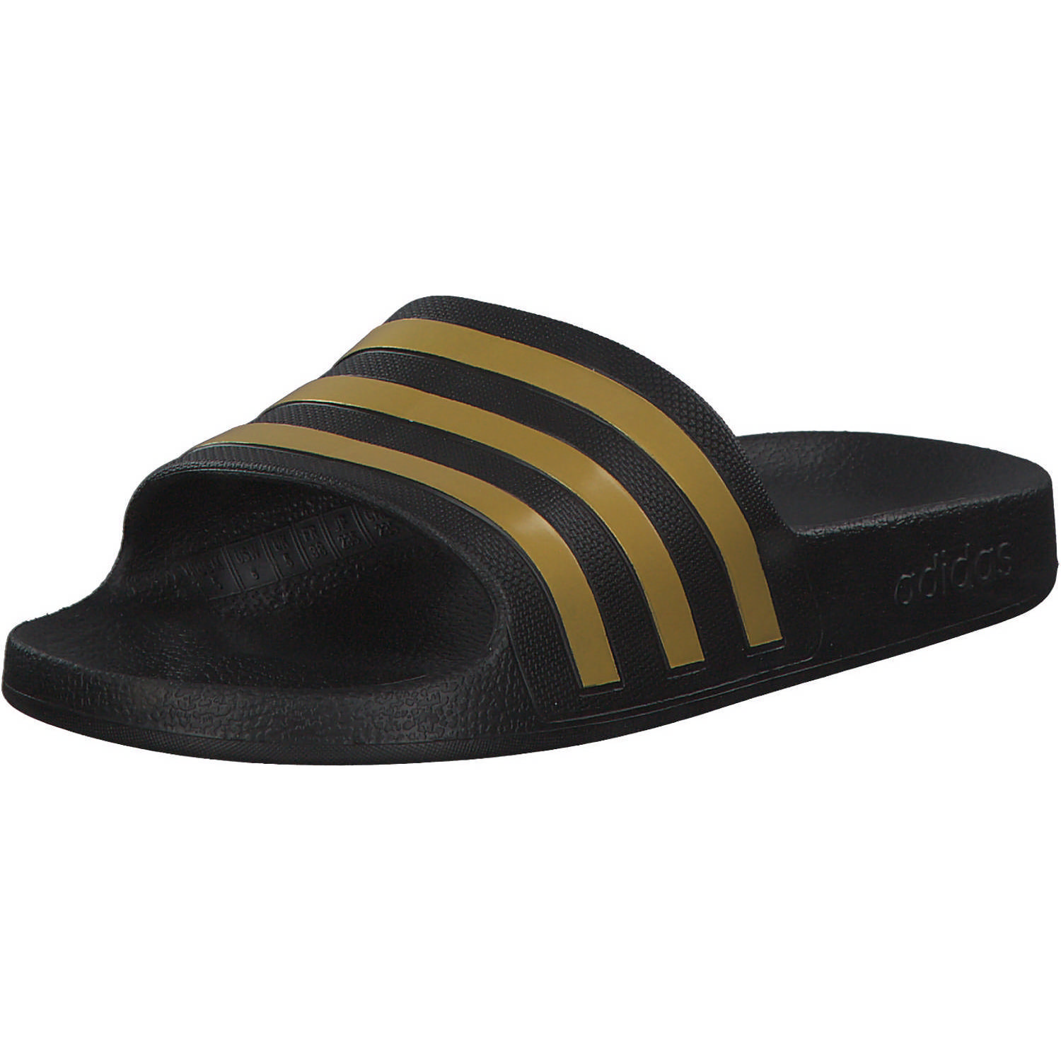 Adidas Core Adilette Aqua W, Badeschuhe, Damen, Schwarz (CBLACK/GOLDMT/CBLACK)